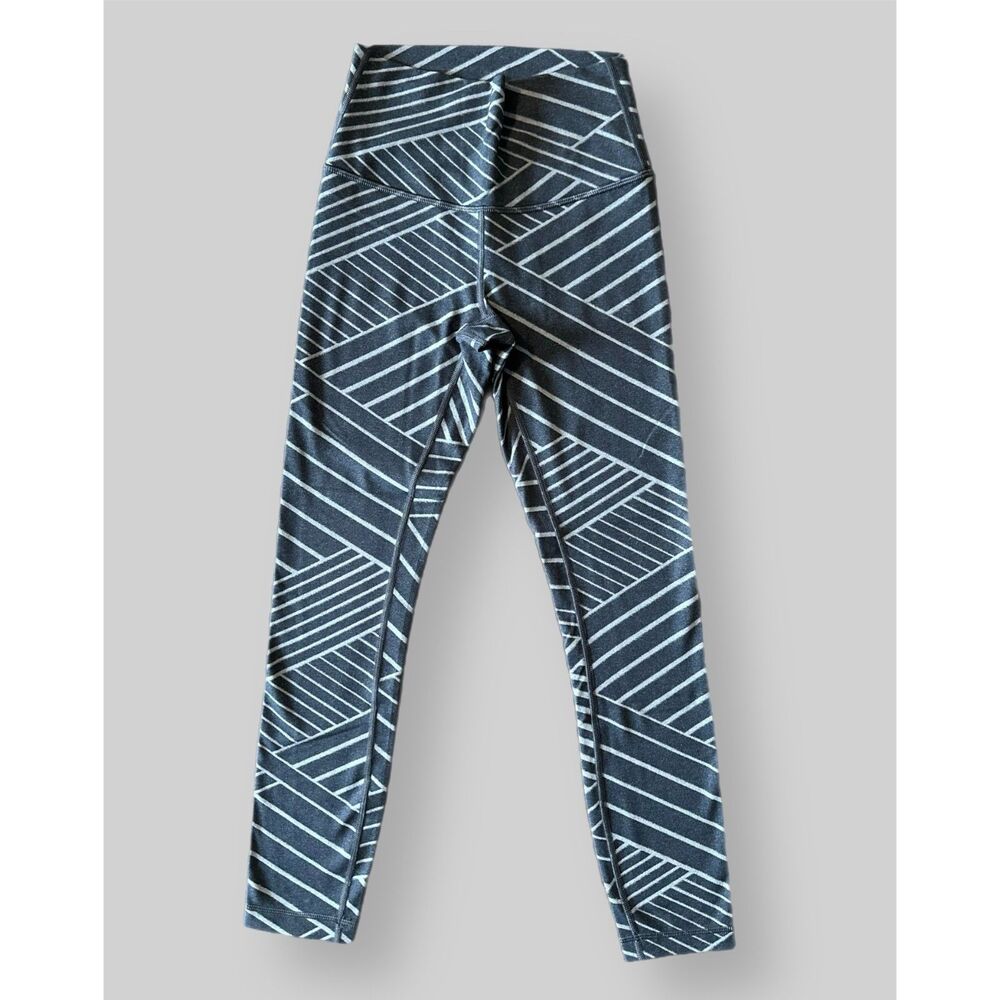 Lululemon High Times Pant in Luon Metallic Lumatrix Heathered Deep Coal Silver
